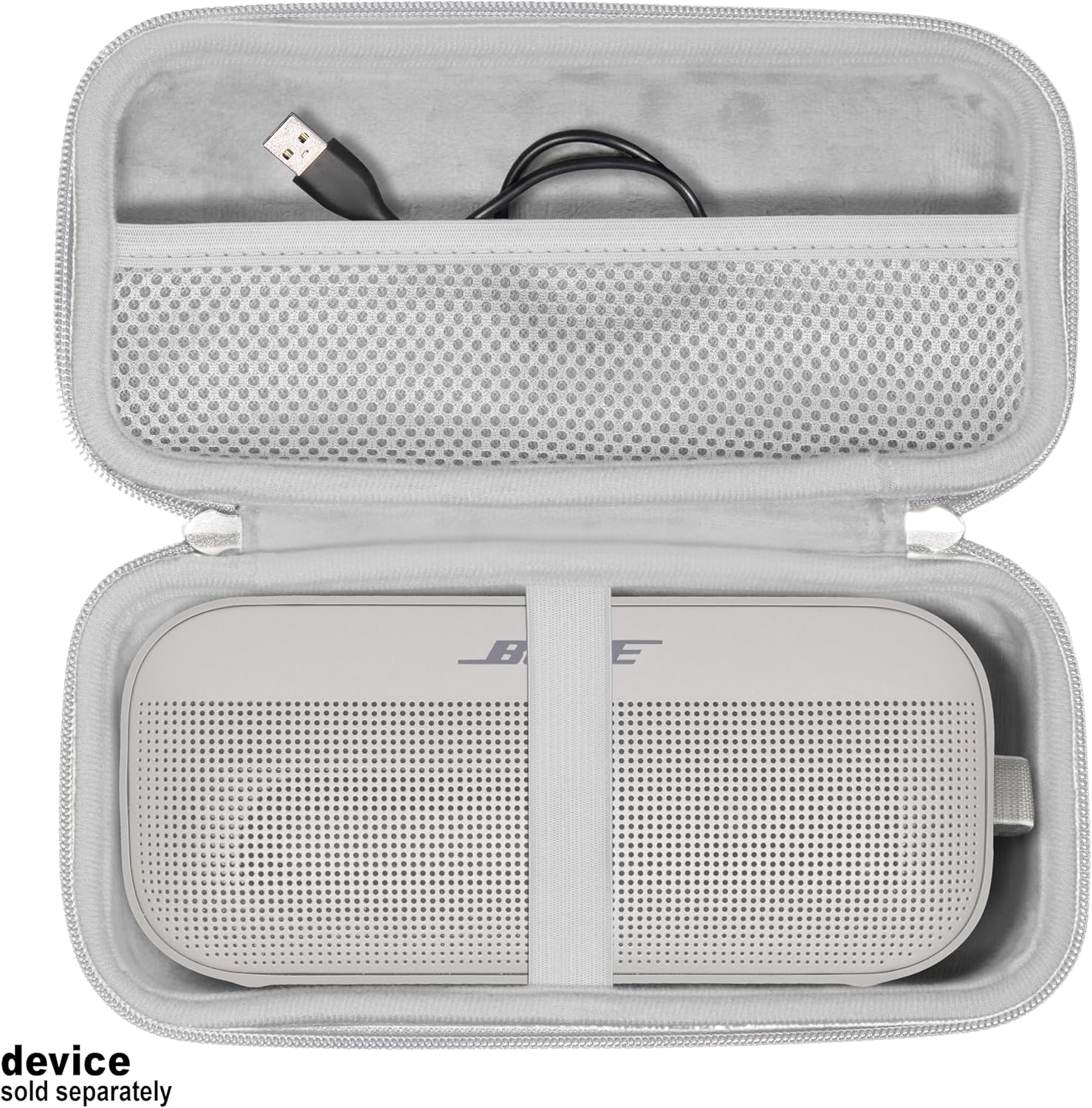 GETGEAR Case for Bose SoundLink Flex 2nd Gen/Bose SoundLink Flex Bluetooth Portable Speaker (Sand)