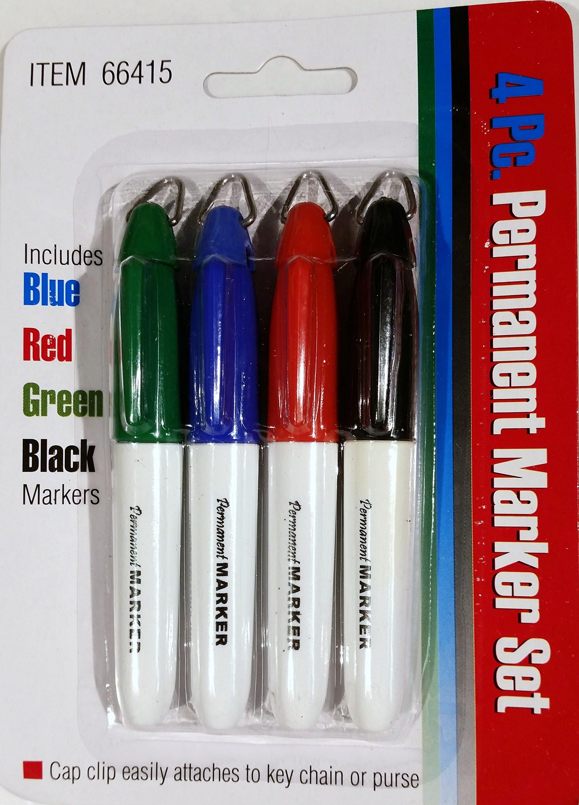 Permanent Marker Set, 4 Pc.