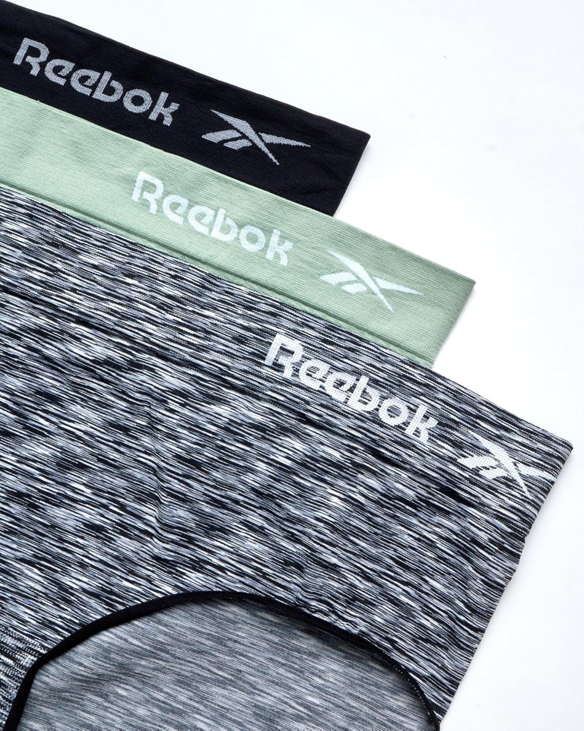 Reebok Womens Hipster Underwear - 3 Pack or 6 Pack Plus Size Performance Hipster Panties Seamless Underwear for Women (1X-3X) - Image 3