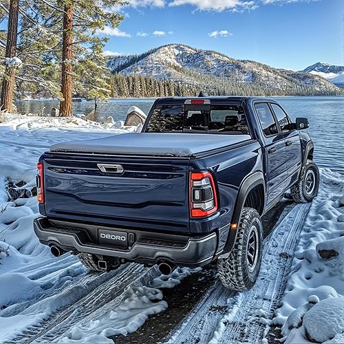 Miniatura 59 de Oedro - Cubierta suave y enrollable para caja de camioneta, caja Fleetside de 8 pies, sin Ram Box