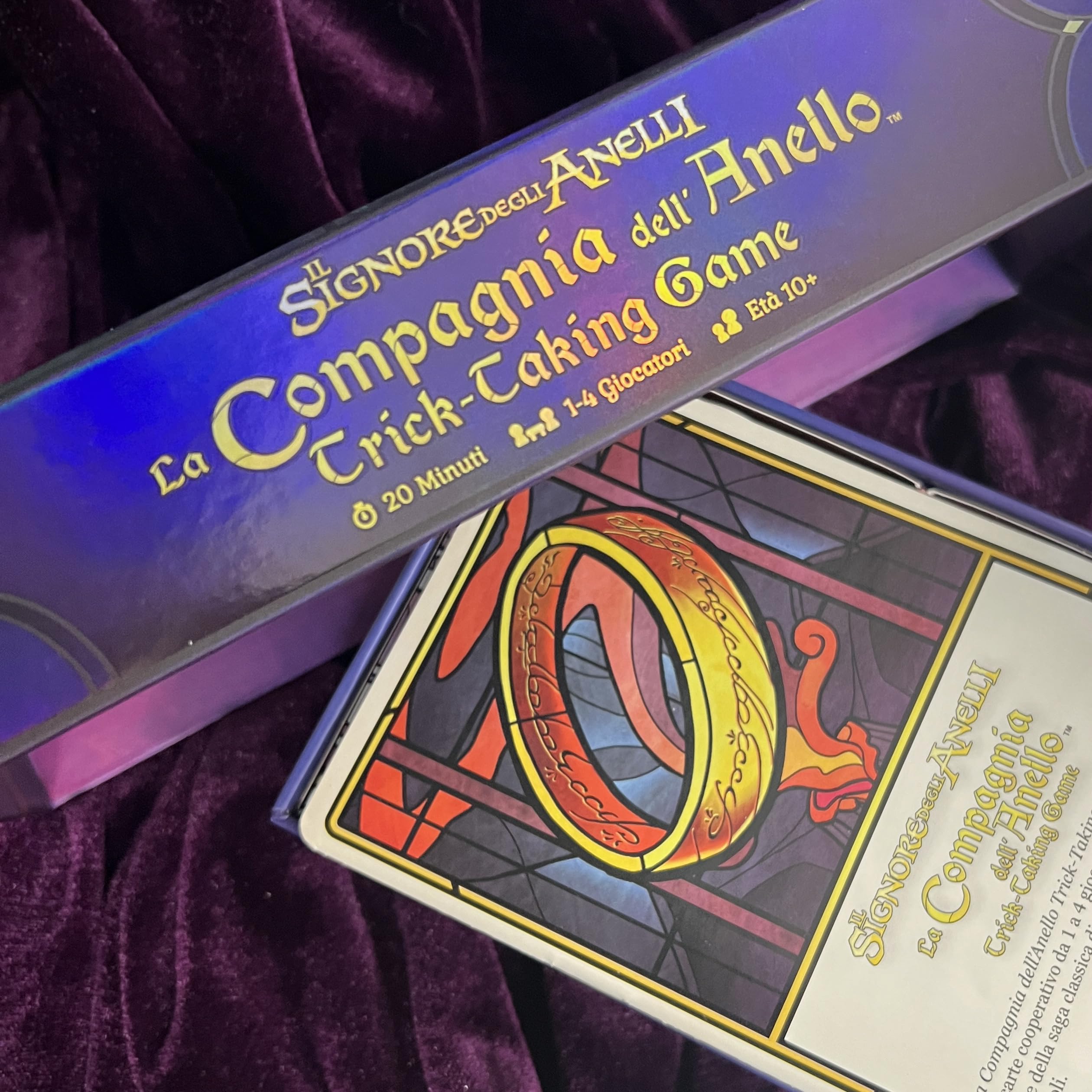 Asmodee - La Compagnia dell'Anello: Trick Taking Game - Gioco da Tavolo Cooperativo, Carte da Gioco con esperienza narrativa, 1-4 Giocatori, 12+ Anni, Edizione in Italiano