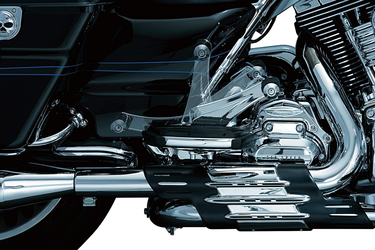 Blасk Frіdау 🔥 Kuryakyn 4353 Motorcycle Footpegs: Adjustable Passenger Pegs for 2010-19 Harley-Davidson Motorcycles with Fixed Mounts, Chrome, 1 Pair