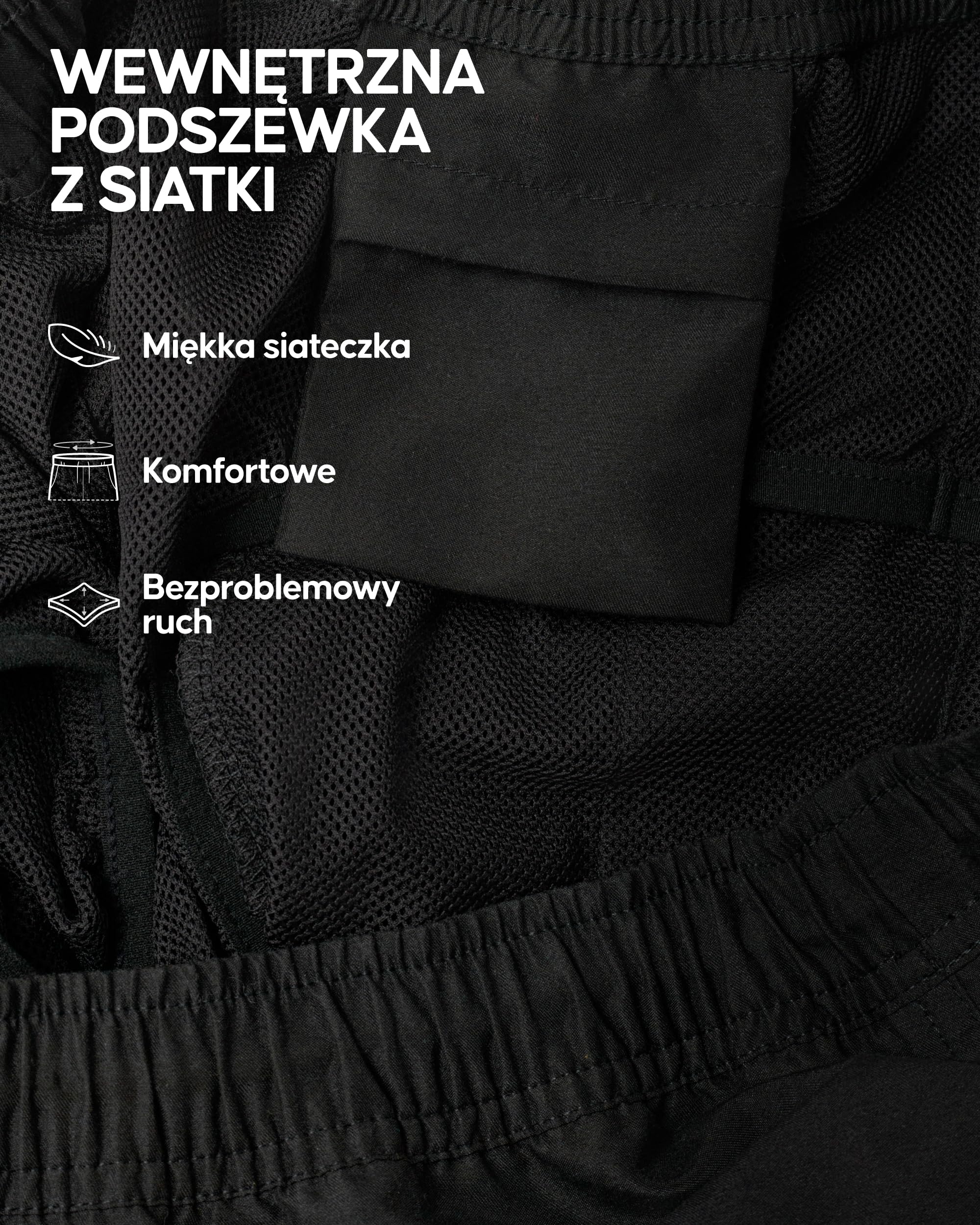 DANISH ENDURANCE Męskie Szorty Kąpielowe, Szybkoschnące, Lekkie Spodenki do Pływania z Siatkową Podszewką