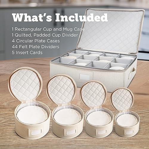 Miniatura 3 de storageLAB Contenedores de almacenamiento de China, Contenedores para organizar, Estuche rígido, Divisores de placa de fieltro, suministros de