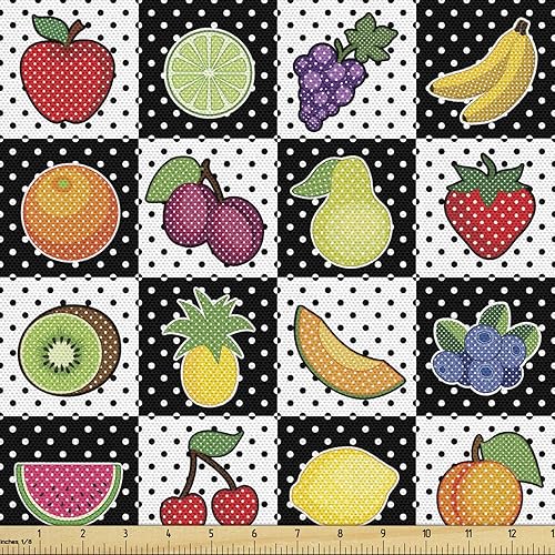 Vista 681 de Ambesonne - Tela de punto elástica