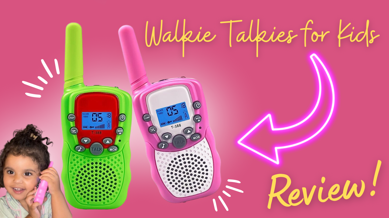 Watch Walkie Talkies For Kids 2 Pack in Action Review ! on  Live