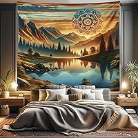 Vista 87 de Ambesonne Tapiz de palmera, impresión de imagen de atardecer tropical, estilo vintage, playa de verano, para colgar en la pared para dormitorio