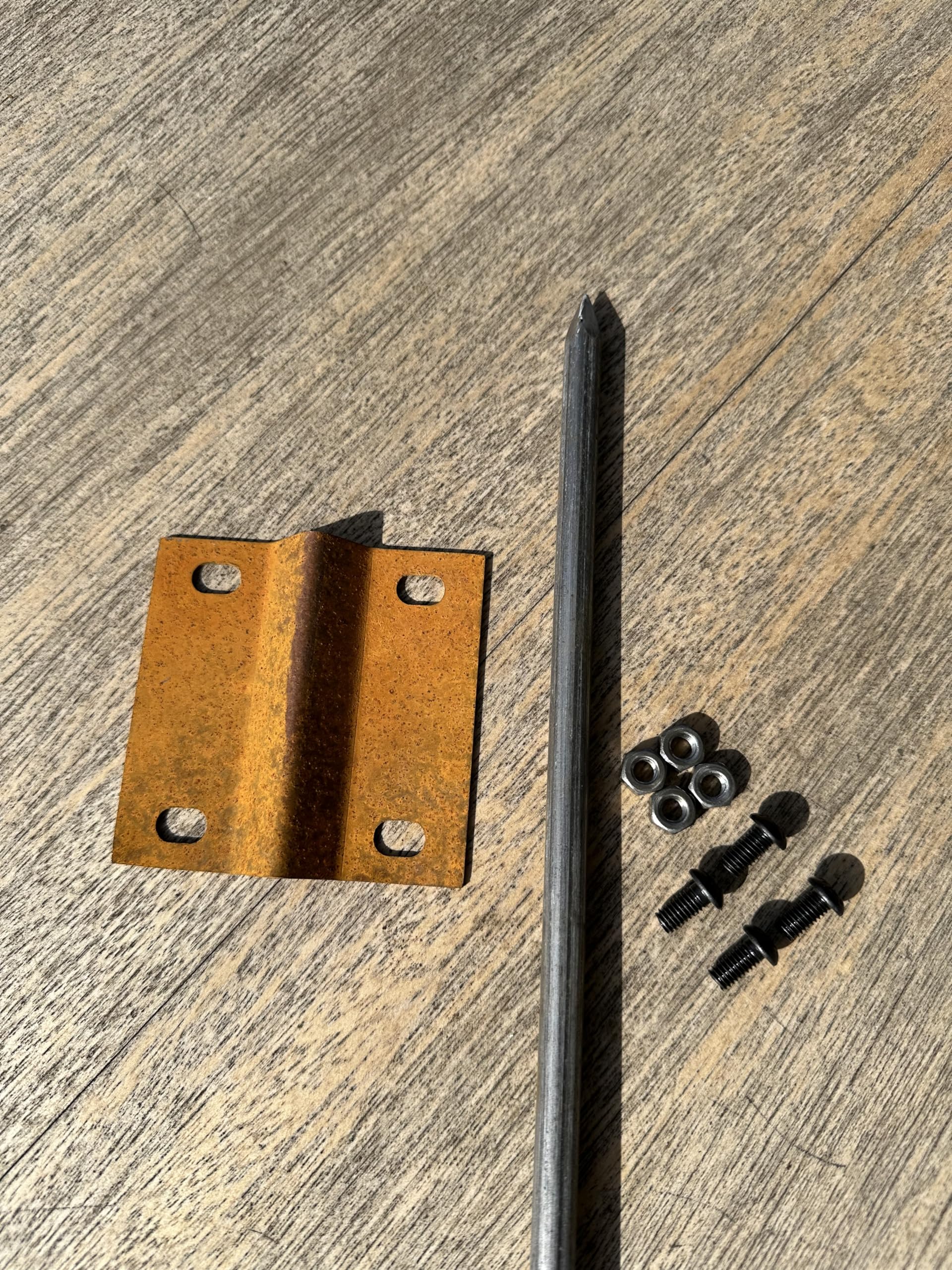 Rasenkanten Cortenstahl 118 cm x 25 cm x 3 mm 6er Set