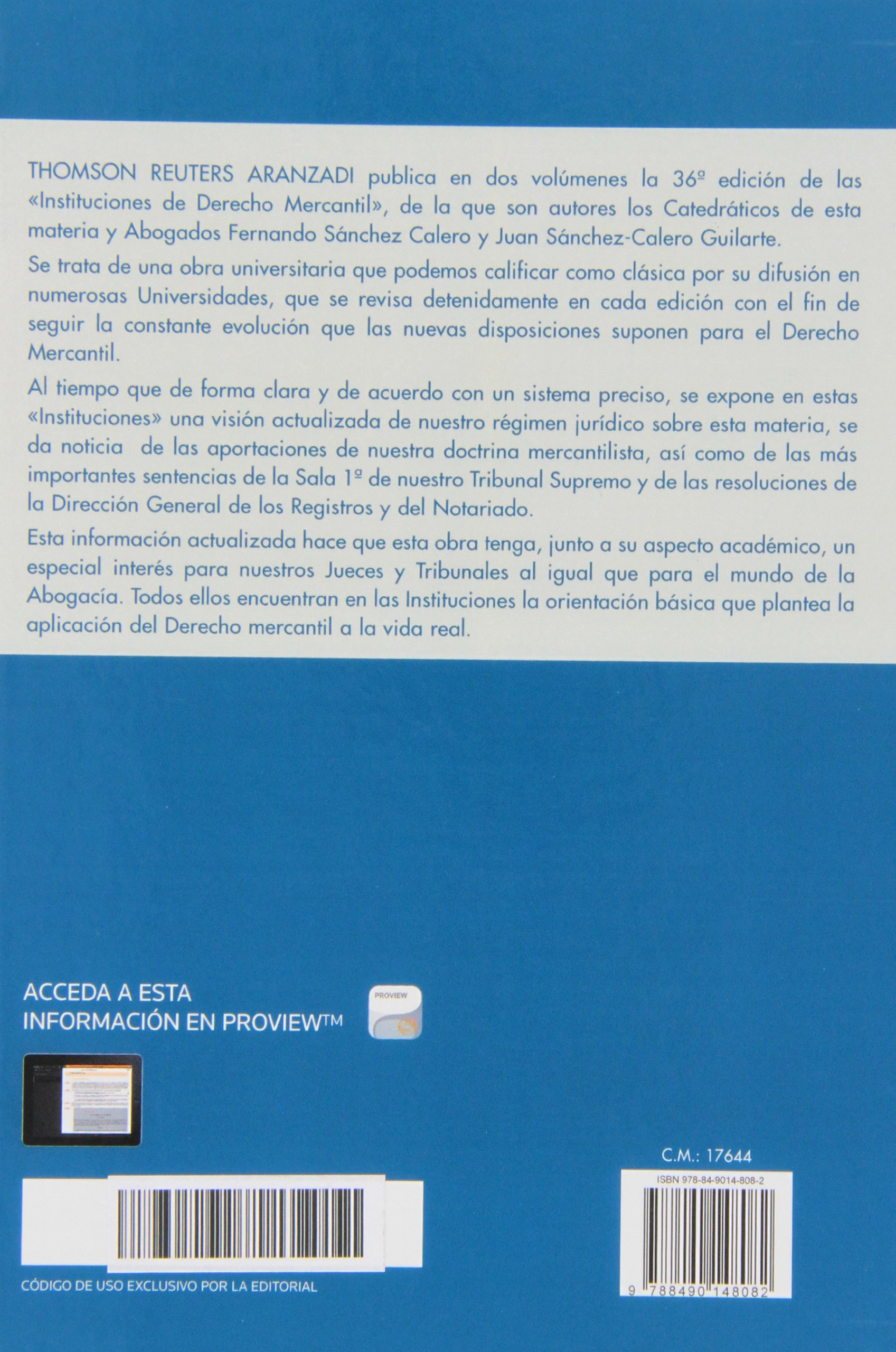 Instituciones de Derecho Mercantil. Volumen II (Papel + e-book)ç (Manuales)