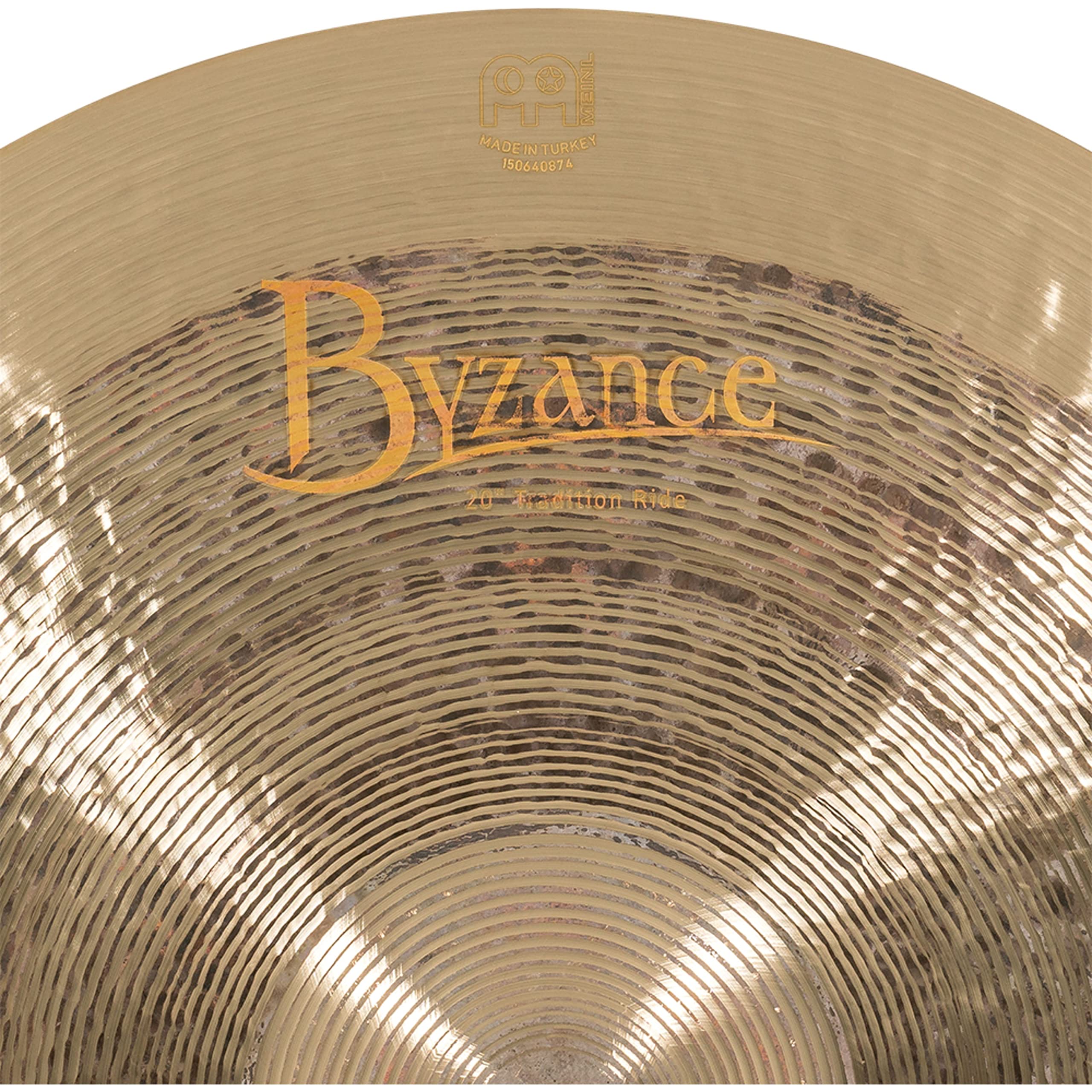 Meinl Cymbals Byzance Jazz Cymbale Tradition Ride 20 pouces (50,80cm) pour Batterie – Bronze B20, Finition Traditionnelle (B20TRR)
