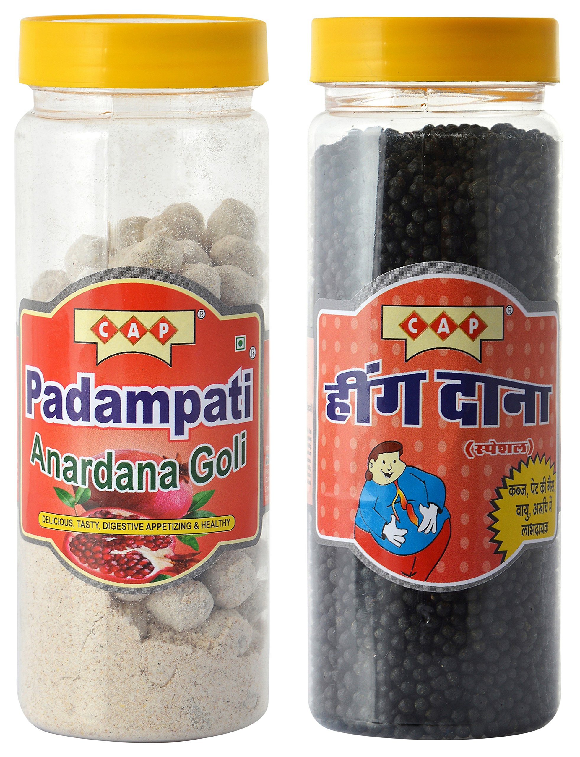 CAP Anardana Goli & Hing Dana Useful Tasty Healthy Pachak Digestive Relief Gas Acidity Combo - 440 GMS Total (Pack of 2) (B078N9Q2YP) Amazon Price History, Amazon Price Tracker