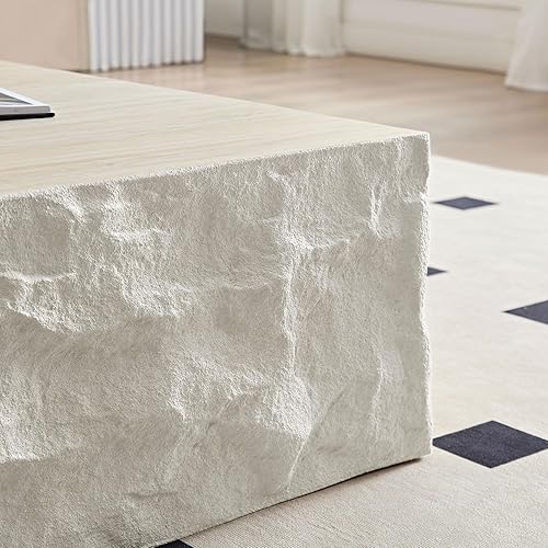 Miniatura 29 de kevinplus Mesa auxiliar negra para sala de estar, diseño de borde dorado inferior, negro y dorado (diámetro de 15.6 x 19.5 pulgadas) S1-negro y