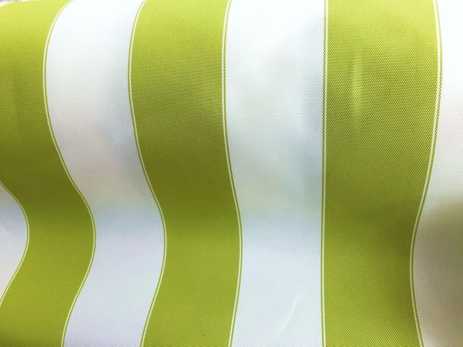 LIME WHITE WATERPROOF OUTDOOR CANVAS FABRIC 60 600 DENIER FABRIC by The YARD