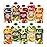 Happy Baby Organics Stage 2 Baby Food Pouches, Gluten Free, Vegan & Healthy Snack, Clearly Crafted Fruit & Veggie Puree, Fruit & Veggie Variety Pack, 4 Ounces (Pack of 10), Amazon Exclusive