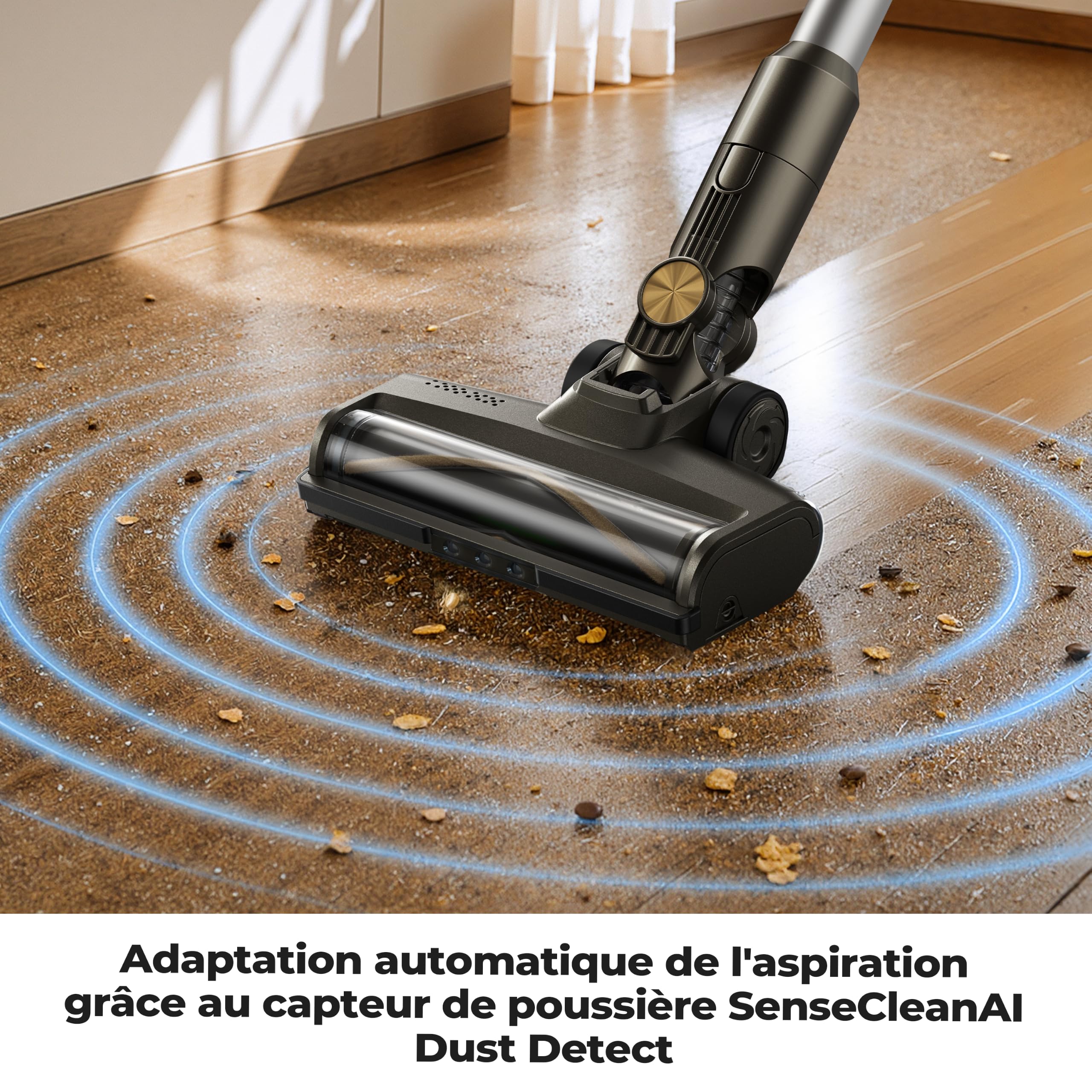 HP20 Aspirateur sans Fil certifié TÜV 180 AW, H13 HEPA, LED