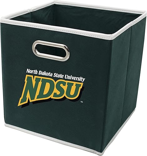 Miniatura 23 de Franklin Sports Cubos de almacenamiento de tela del equipo universitario de la NCAA hechos para adaptarse a organizadores de almacenamiento