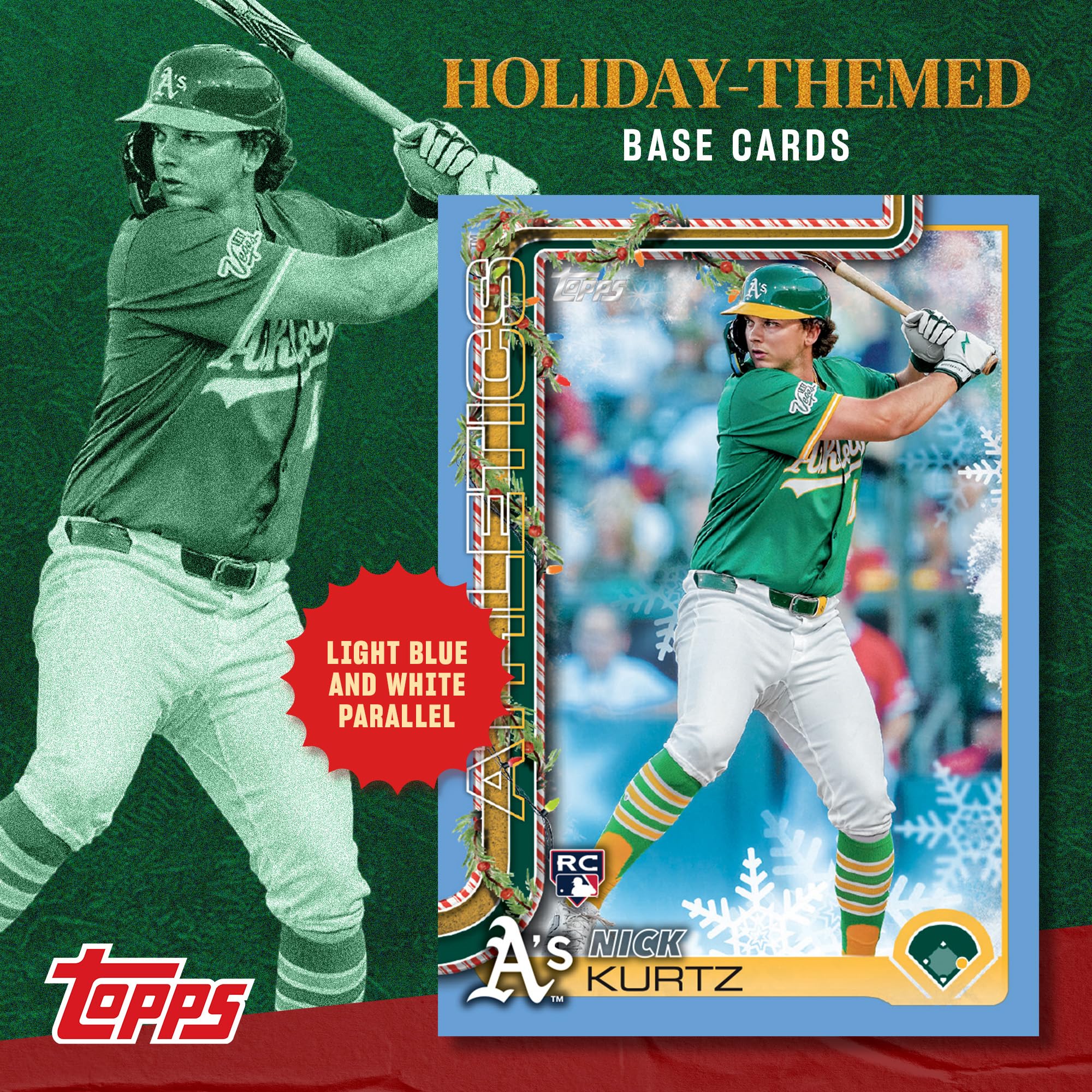 Topps 2025 Holiday Mega カード 3箱 シュリンク付き Topps 2025