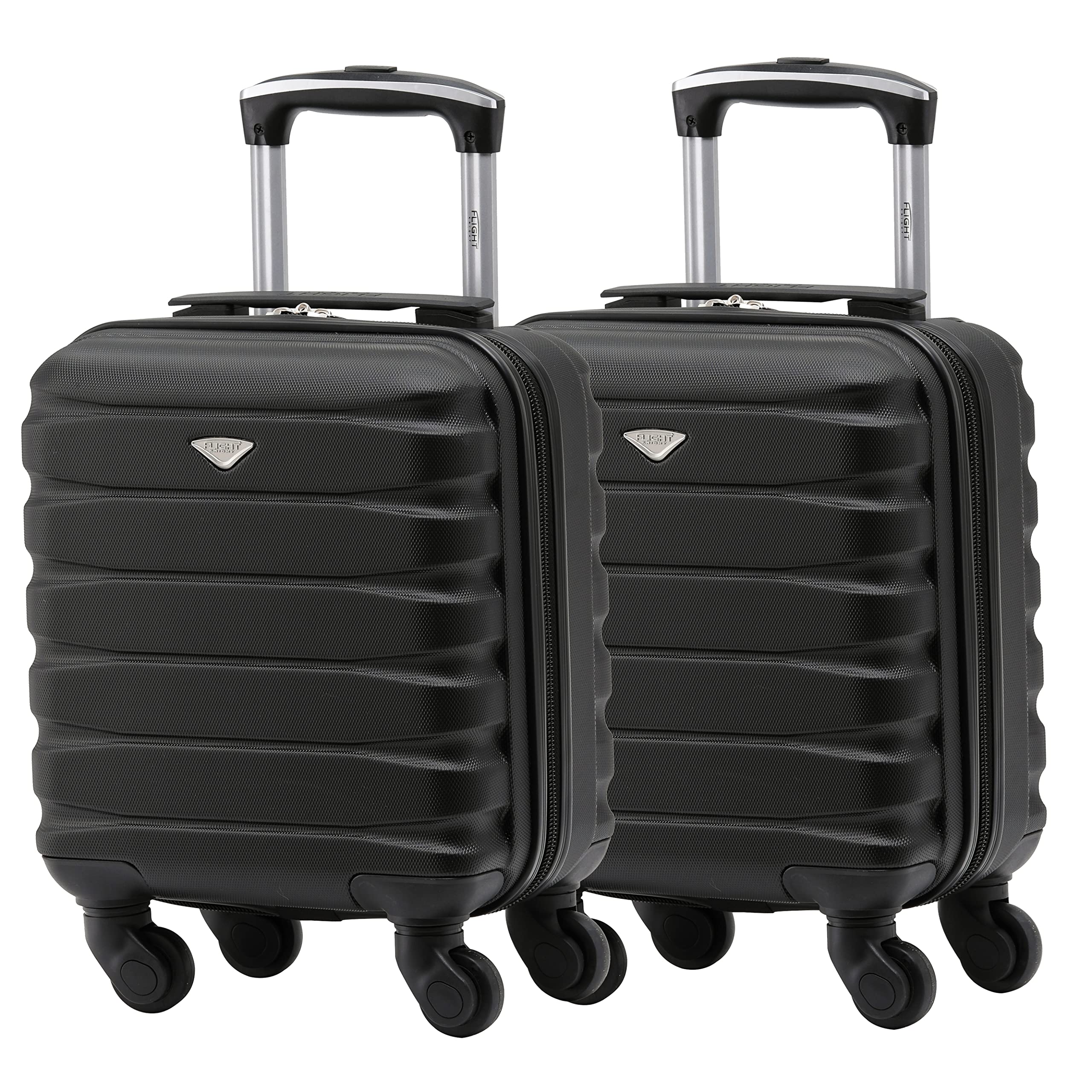 Flight Knight Suitcase Set of 2 Lightweight 4 Wheel ABS Hard Case Cabin Carry On Hand Luggage Approved for Over 100 Airlines Including easyJet, British Airways, Ryanair & Many More 55x35x20cm — view 91