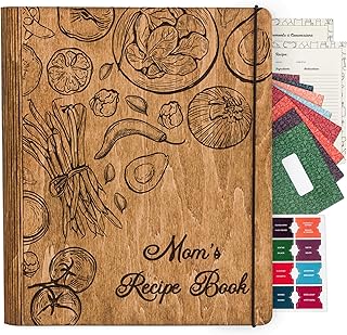 Personalized Recipe Book To Write In Your Own Recipes - Blank Recipe Bin...