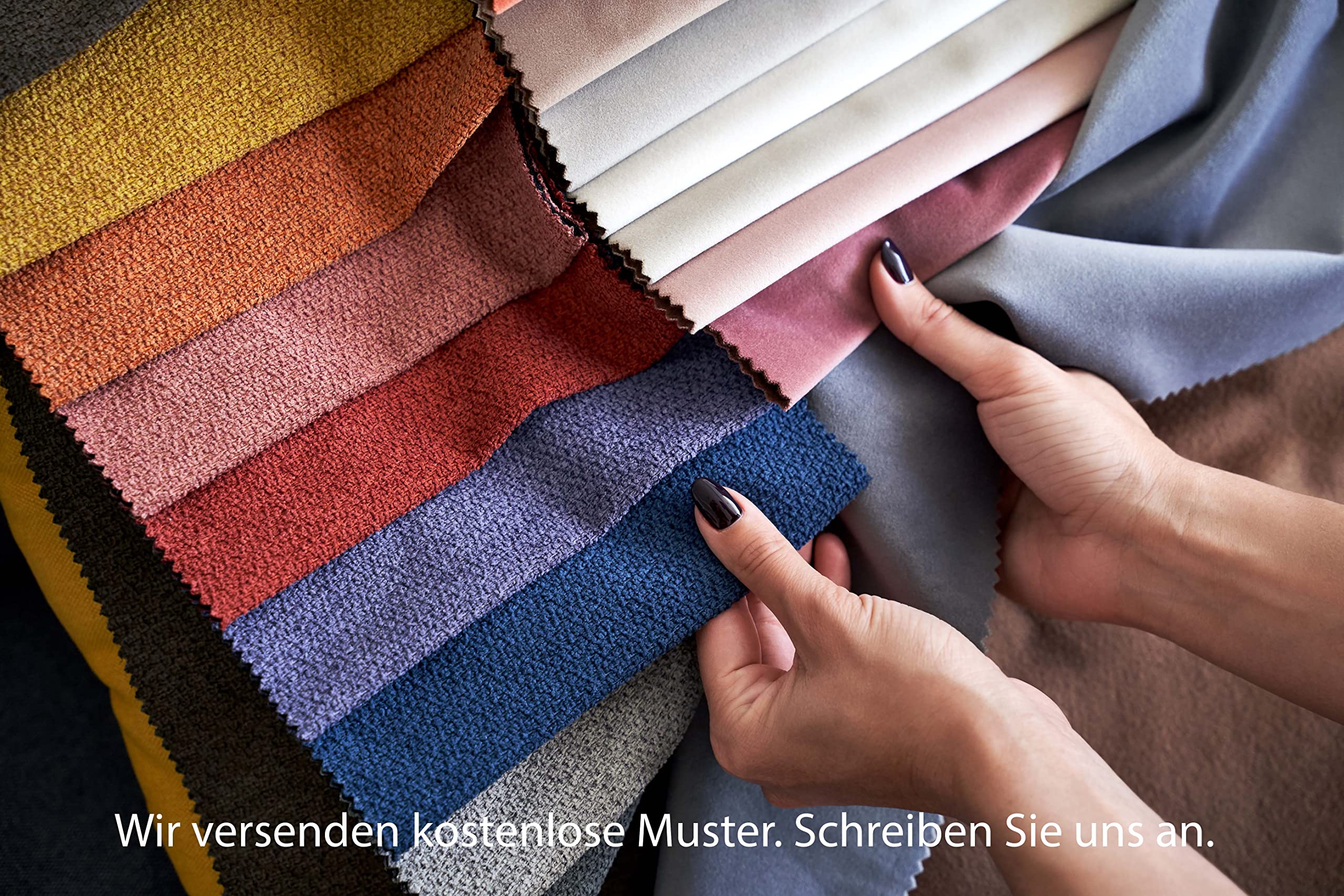 Fabreco - CORDSTOFF Polsterstoff Meterware - Stoff Meterware (500cm x 142cm) | 380 g/m2 | POSTON Dekostoff Breitcord - Polsterstoff Möbelstoff - Möbelstoffe: Cord Stoff für Sofa & Stühle (Lila)