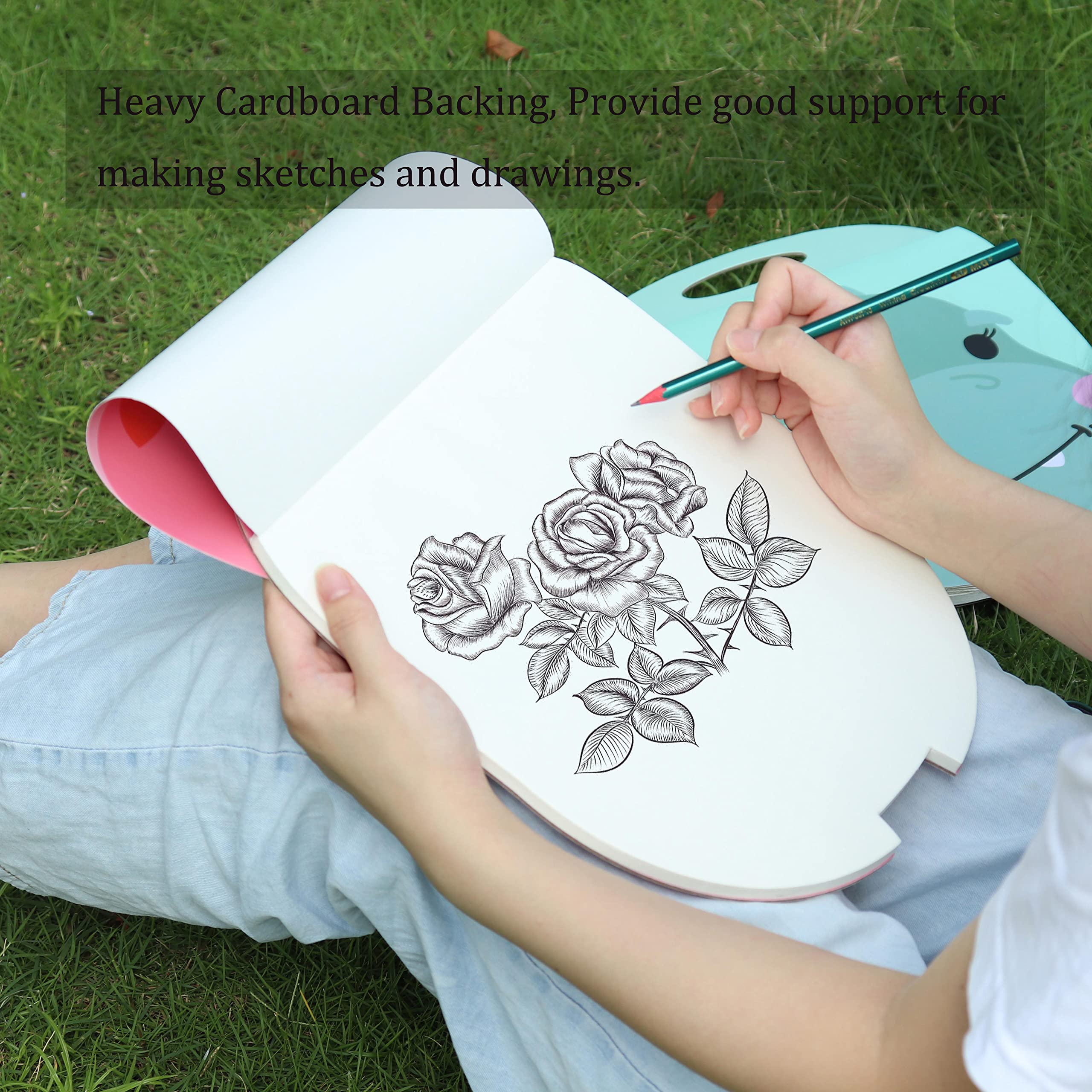 Cahier Spirale Carnet De Croquis, 100 Pages (50 Feuilles), Carnet