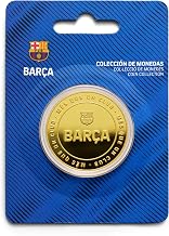 FC Barcelona - Special Edition Coin with Crest and inscription in Relief Barça - Collectible - Gold - Official Product