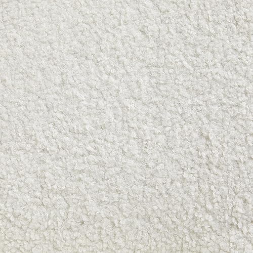 Miniatura 6 de Yaheetech Silla de tocador moderna, silla decorativa de tela Boucle, sillón de felpa Sherpa con respaldo alto y acolchado suave, silla casual