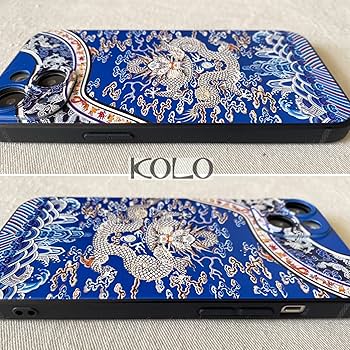 Amazon.co.jp: KOLO【龍】 iPhone対応 14 龍柄 ドラゴン メンズ