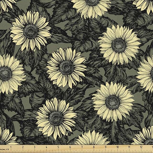 sunflower fabric by the yard
