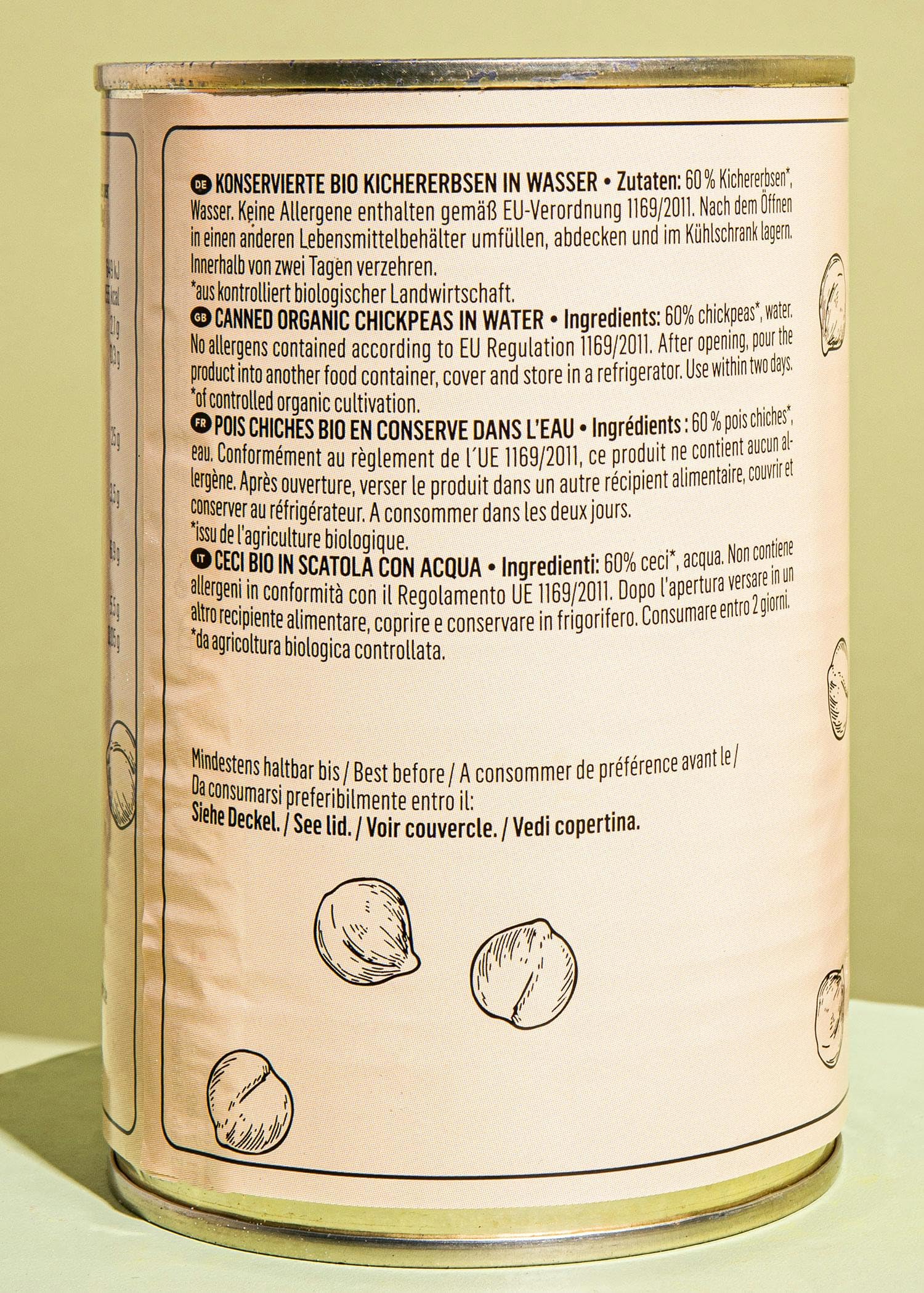 KoRo - Ceci in scatola bio | 12 x 240 g