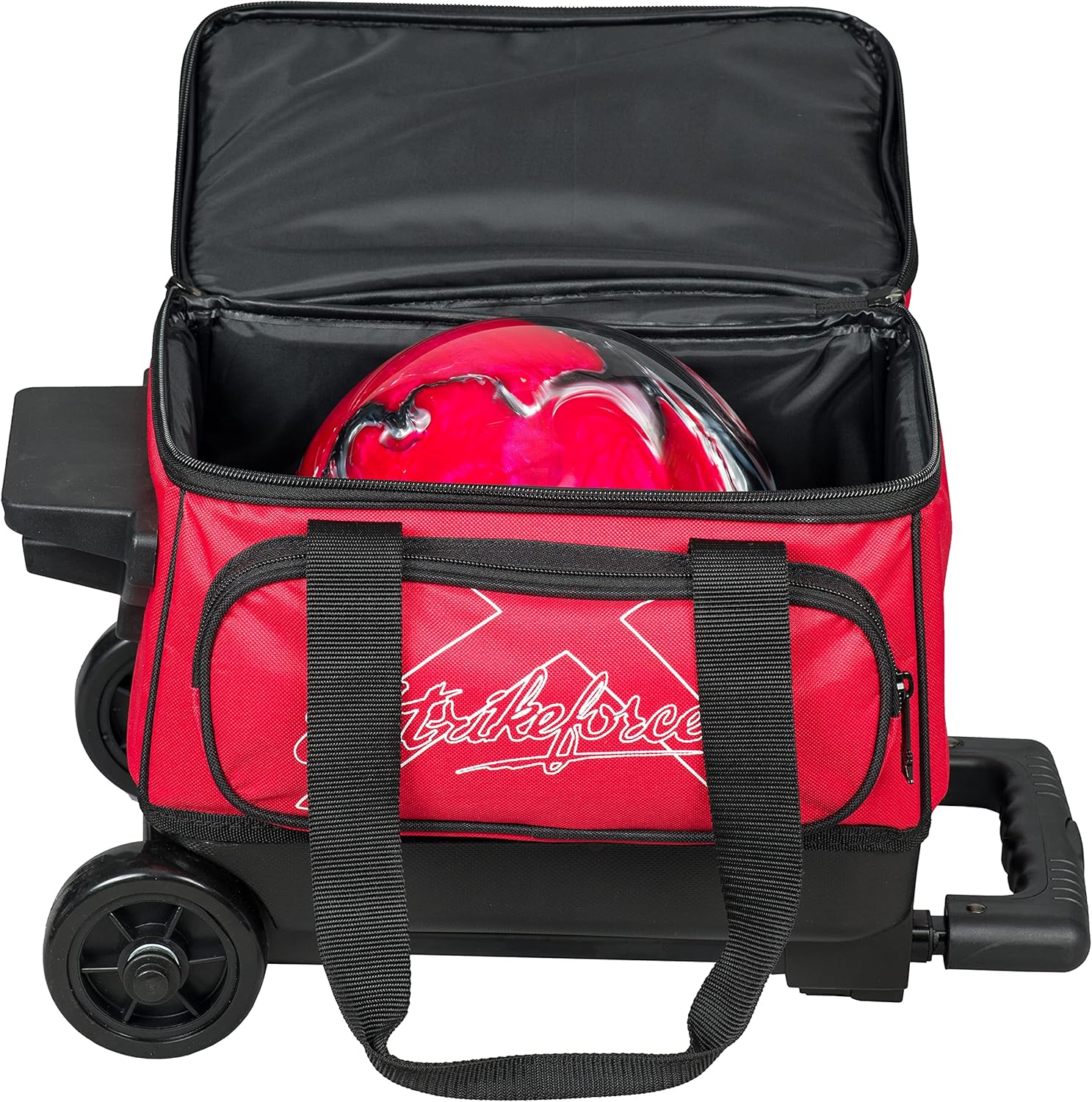 Strikeforce Hybrid Bowling Ball Single Roller Red
