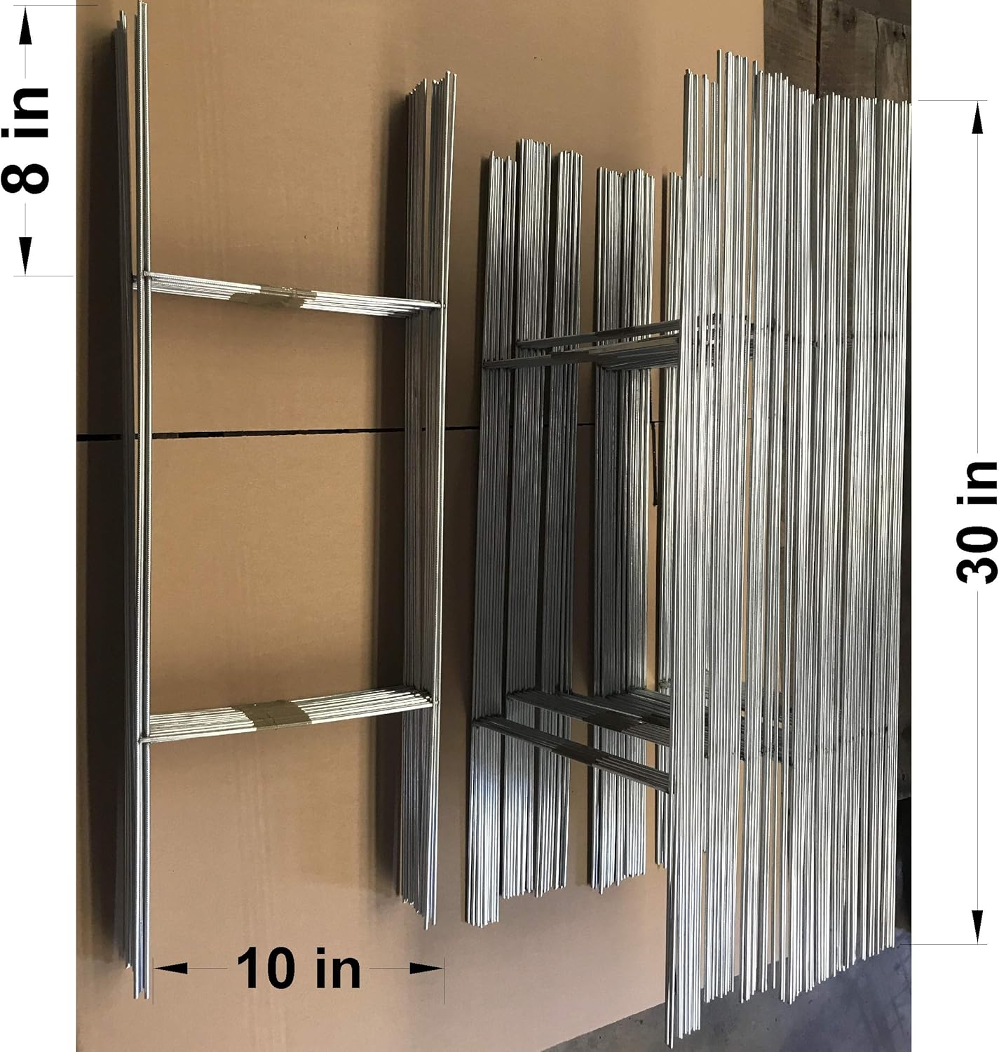 50 Signs Stake 30'', Double H-Frame 30x10 Inch, 50 Pieces Signs Stake 30'' Tall, 10'' Wide, use with Corrugated Signs Board 4mm or 5mm, Ship Same Day (50 Stake30'') : Patio, Lawn & Garden