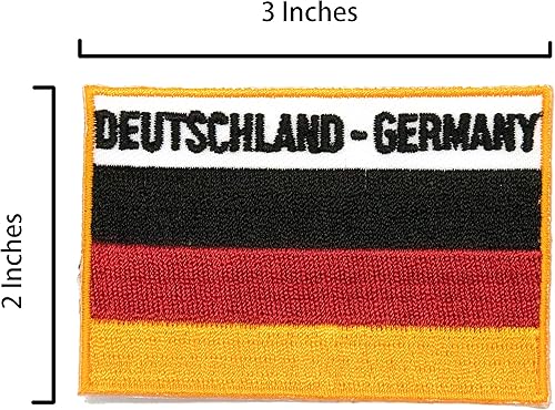 Miniatura 2 de A-ONE - Parche cosido de Brandenburger Tor de Alemania + parche bordado de bandera alemana + insignia de bandera alemana, insignia de la ciudad de