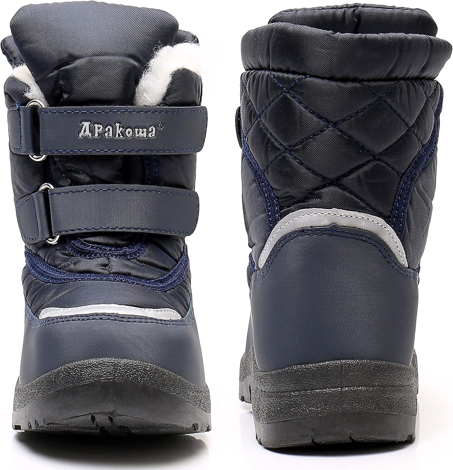 Apakowa Kid's Boys Girls Winter Snow Boots (Toddler/Little Kid)