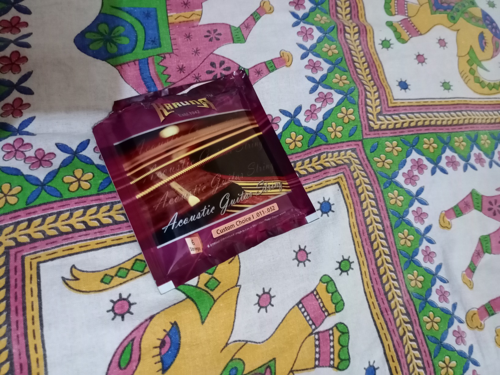 Karuna Acoustic Guitar Stainless Steel Strings (Pack Of 6) Amazon.in