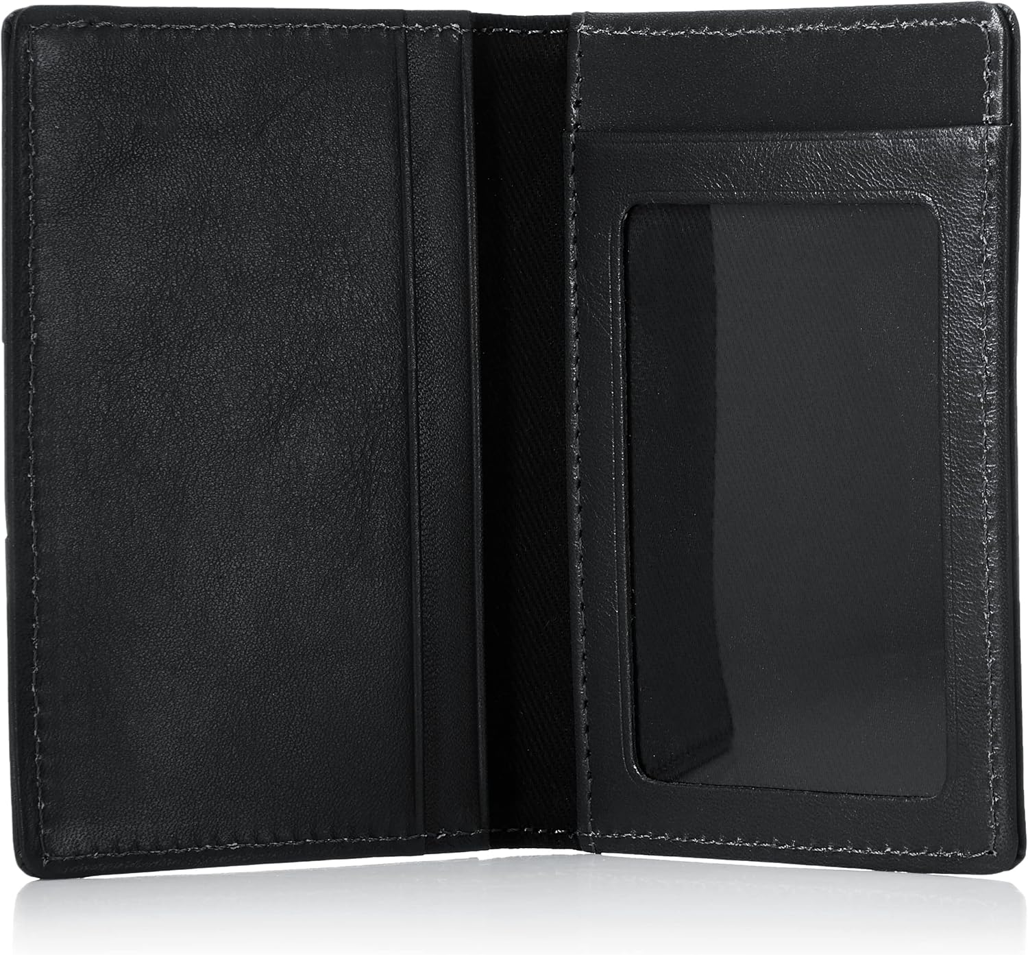 Men's Commuter Pass case, Black, ■サイズ：ヨコ10.5cm×タテ7cm×厚さ1cm