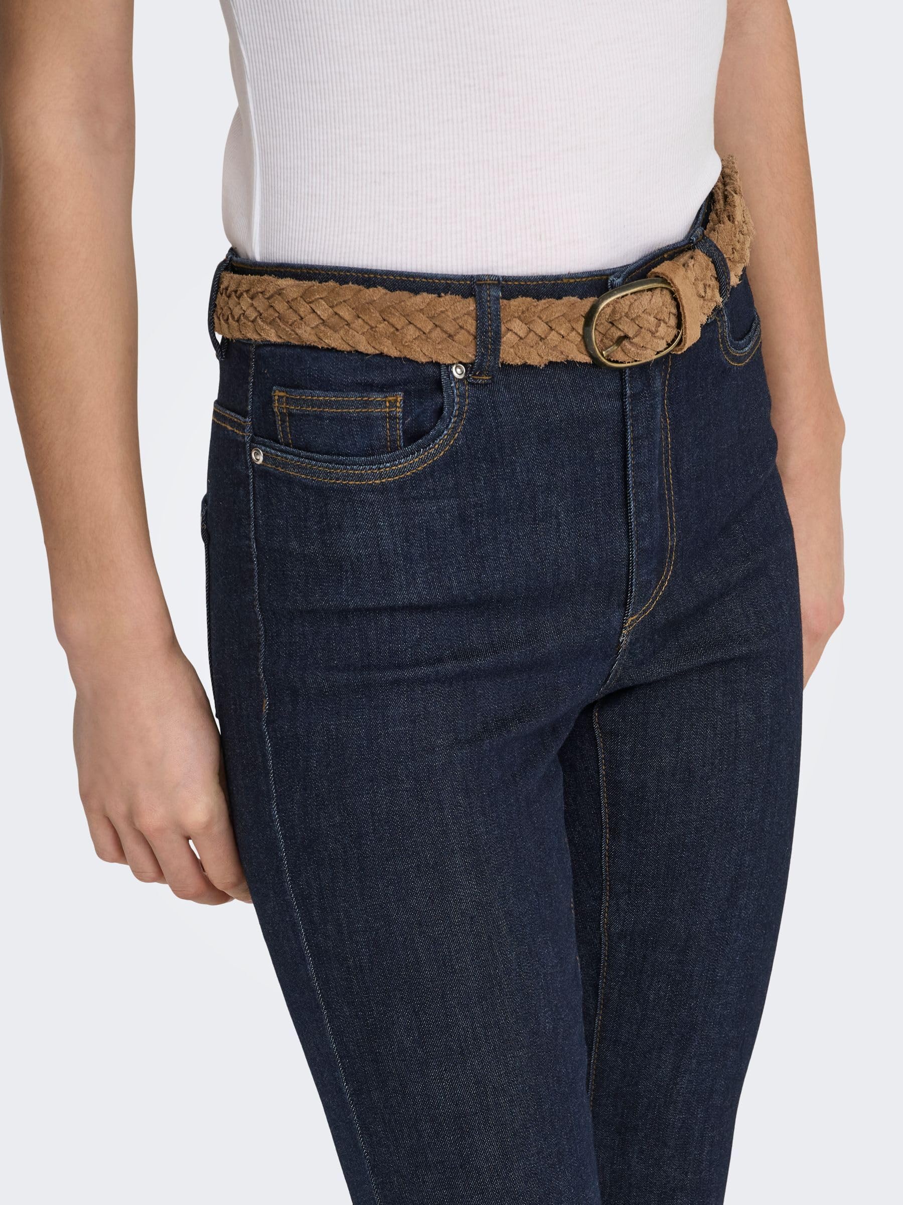 ONLY Onlwauw Life Hw Jeans acampanados DNM Noos para mujer