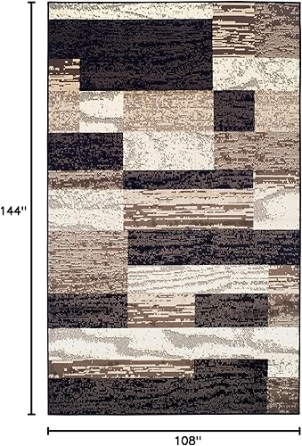 Miniatura 10 de SUPERIOR Alfombra de área para interiores, respaldo de yute, decoración moderna de mosaico geométrico para dormitorio, oficina, sala de estar,