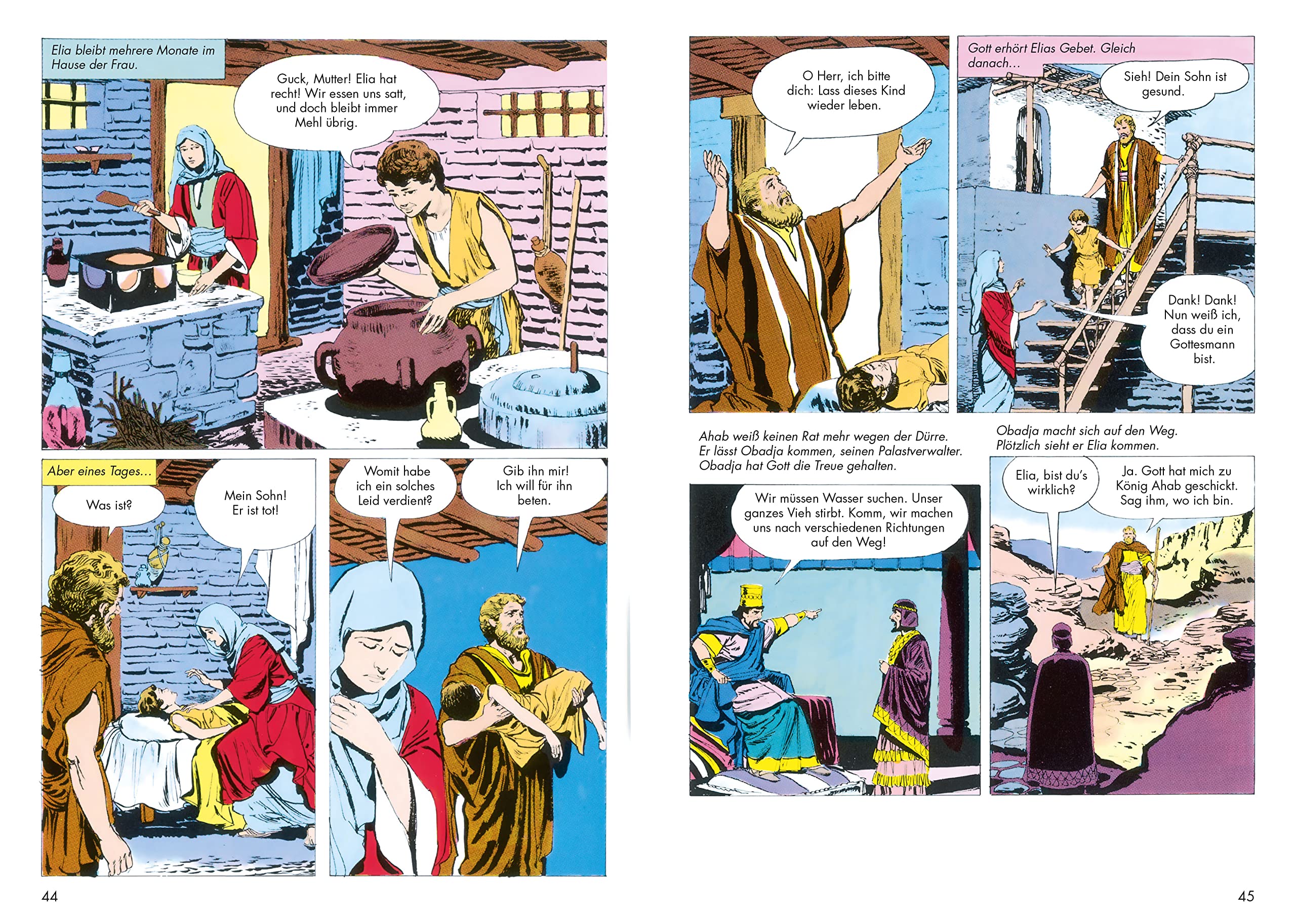 Comic-Reihe »Die Bibel im Bild«. Heft 1-15. Die gesamte Reihe. Kinderbibel ab 8 Jahren als Comic. Alle Bibel-Hefte mit Geschichten aus dem Alten und ... Biblische Geschichten im Abenteuercomic-Stil)
