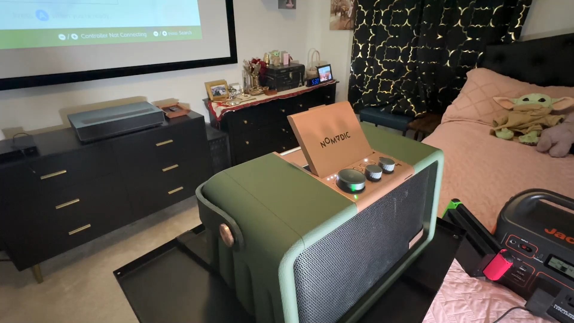 Watch Testing the NOMVDIC X300 Portable Projector on Amazon Live
