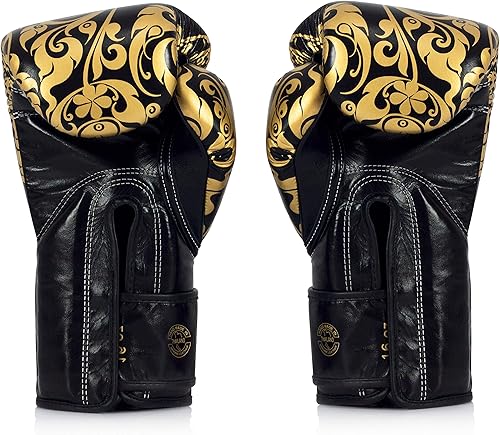 Miniatura 43 de Guantes de entrenamiento Fairtex Glory - Guantes de boxeo y MMA de cuero premium | Hechos a mano en Tailandia - Relleno de espuma absorbente de