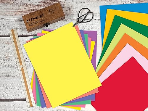 Miniatura 4 de Papel de color fluorescente brillante neón amarillo de 8.5 x 11 pulgadas  Papel de enlace de 20 libras (75GSM)  500 hojas - 1 resma