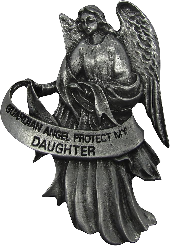 2 1/2" Visor Clip of Guardian AngelProtect My Daughter