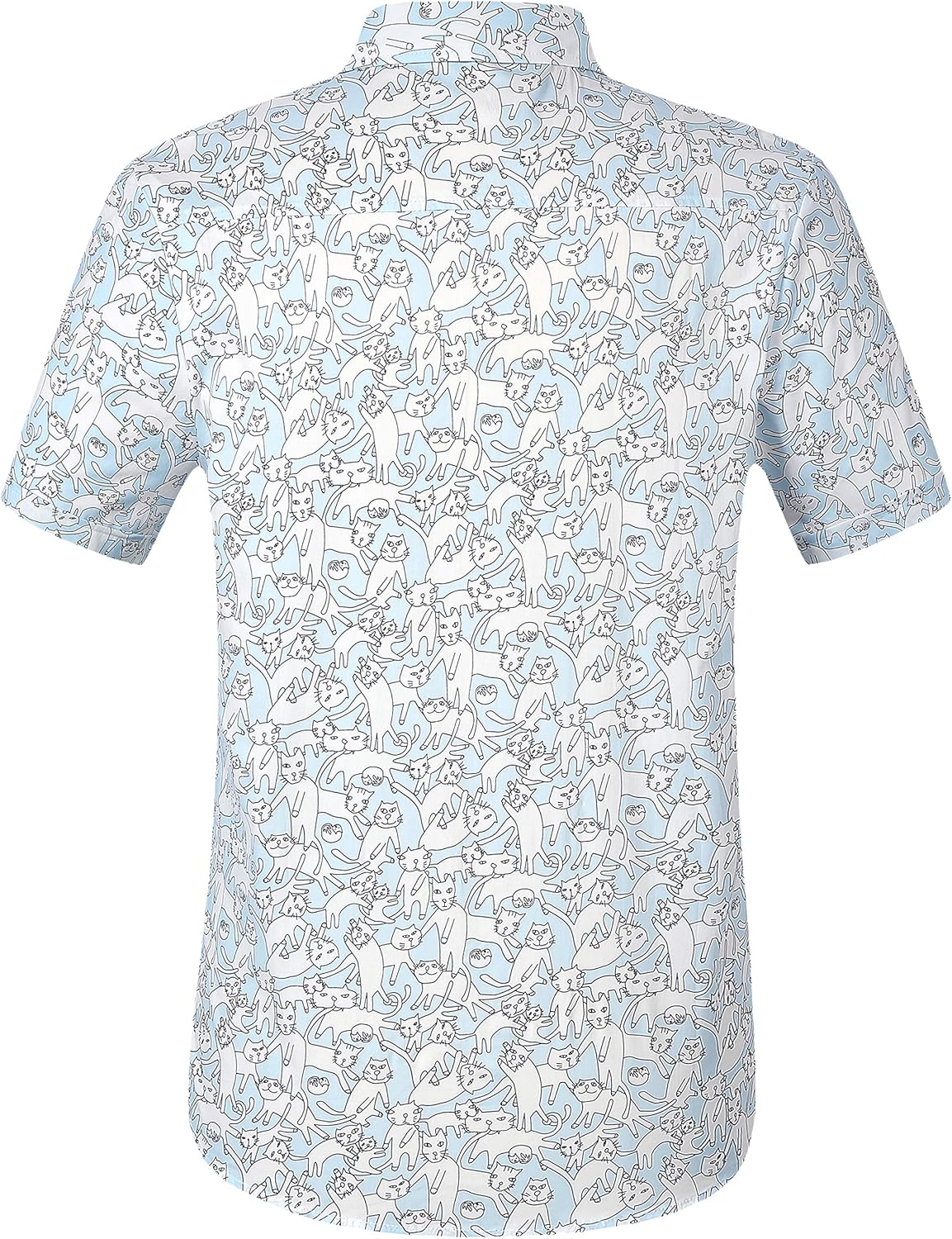 SSLR Men's Casual Button-Down Shirts Short Sleeve Tropical Hawaiian Shirts for Men - Image 2