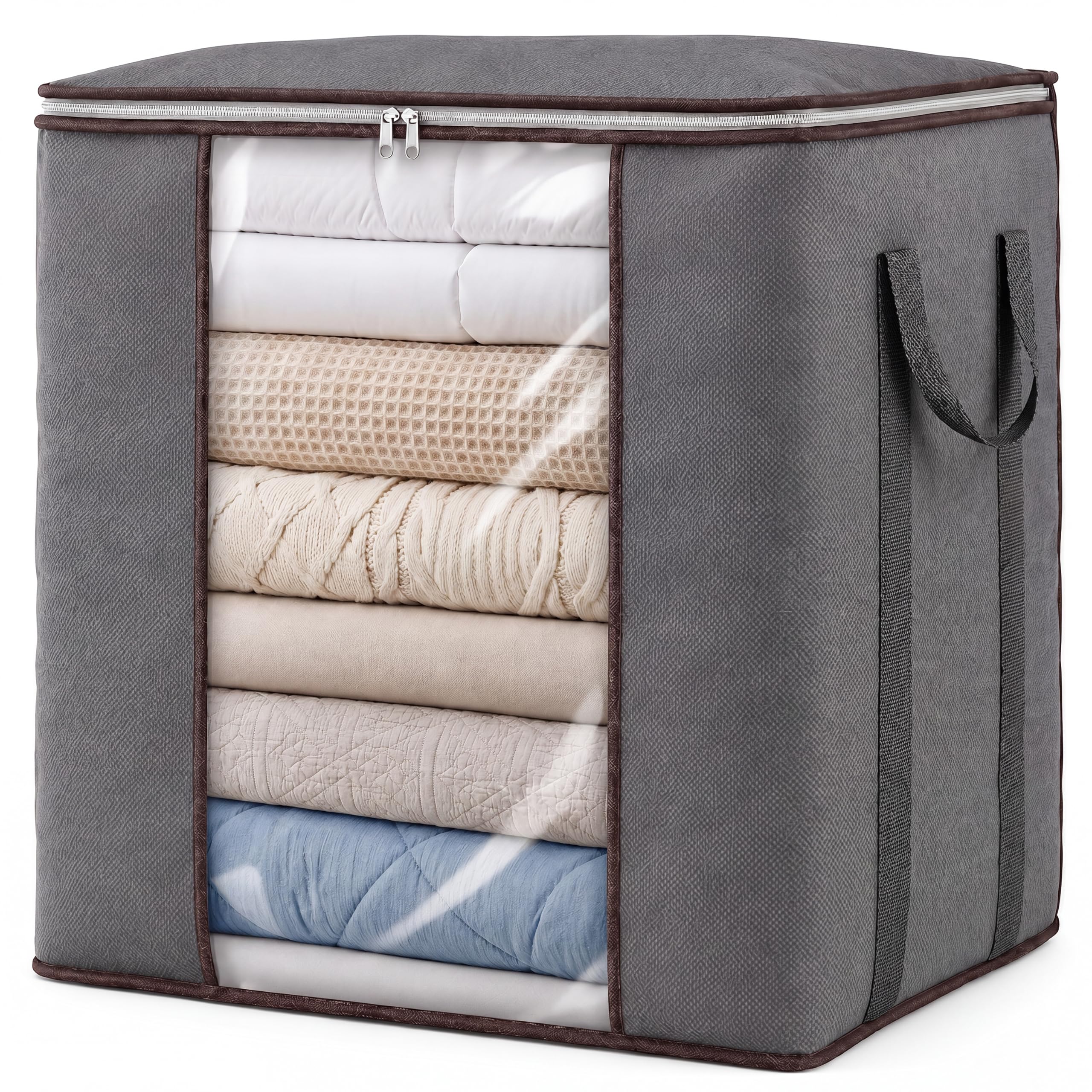 Bolsas de almacenamiento extragrandes de 120 litros Fixwal para ropa de cama y mantas King