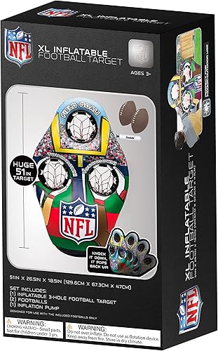 Vista 11 de Franklin Sports Juego inflable de lanzamiento de objetivos – Juego de mini juego de lanzamiento para niños, portátil para interiores y exteriores