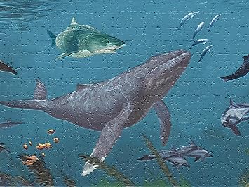 Dundee Deco Wallpaper Border Peel and Stick DDAZBD9264 Nature Blue Gray Ocean Wall Border Retro Design، 15 قدمًا x 7 بوصات 4.57 مترًا x 17.78 سم، ذاتي اللصق