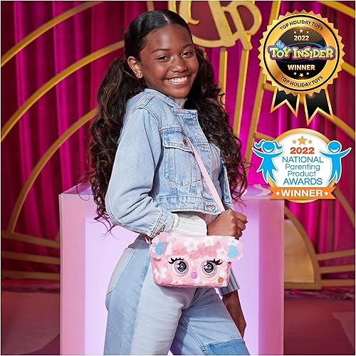 Miniatura 2 de Purse Pets, Print Perfect Bamboo Boo Koala, juguete interactivo para mascotas y bolso con más de 30 sonidos y reacciones, juguetes para niños para