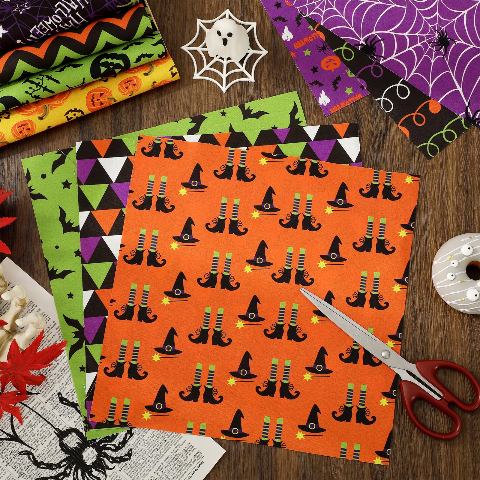 Gothic Halloween Pattern 6 Quilting Cotton Fabric