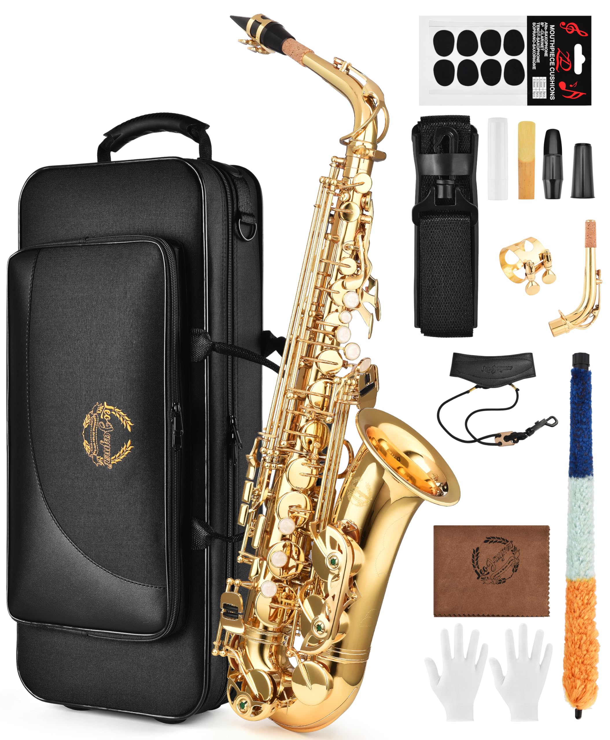 llmusicall様 Amazon.com: Leo Jaymz Eb Alto Saxophone - One-Piece Body & Neck